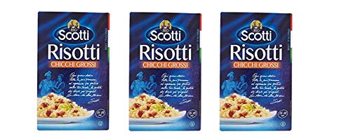3x Riso scotti Risotti Chicchi Grossi große Bohne 1 Kg Italienisch reis Parboiled von Riso Scotti