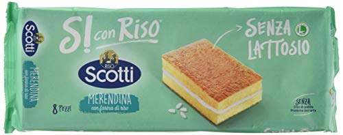 Ja mit Reis - Merendine mit Reismehl - Mittagessen ohne Laktose, ohne Palmöl - 8 Monoportionen von Riso Scotti