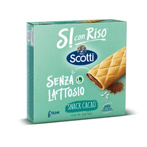 Riegel Scotti Si mit Reis gefüllt mit Kakao, 150 g, 6 Stück, laktosefrei Riegel Scotti Si mit Reis gefüllt mit Kakao, 150 g, 6 Stück, laktosefrei von Riso Scotti