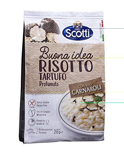 Riso Scotti - Buona Idea Trüffel-Risotto - Carnaroli-Reis, glutenfrei, Risotto Reis fertig in 15 Minuten, 5x210 gr von Riso Scotti