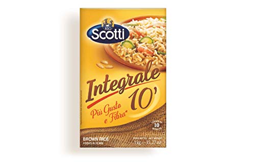 Riso Scotti Integrale superfeiner Reis Vollkorn 1 Kg Italienisch Parboiled brown rice von Riso Scotti