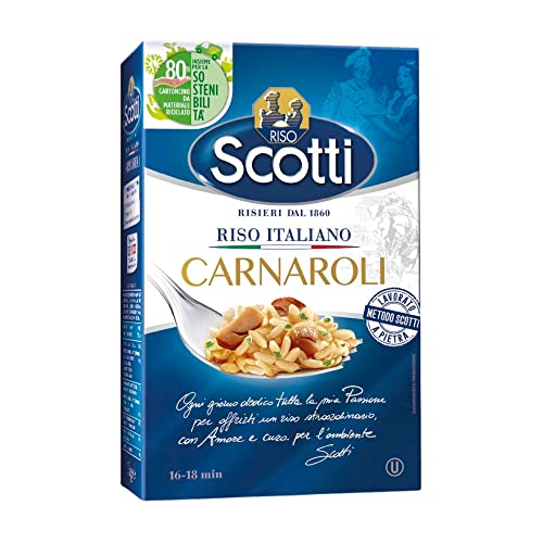 Riso Scotti - Reis Carnaroli - Reis für Risotti Susogar-Bereit in 16' - 1 kg von Riso Scotti