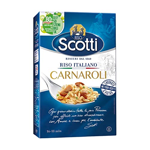 Riso Scotti - Carnaroli - Superfeiner Risottoreis, Reis aus Italien, Fertig in 16 Minuten - 1 kg von Riso Scotti