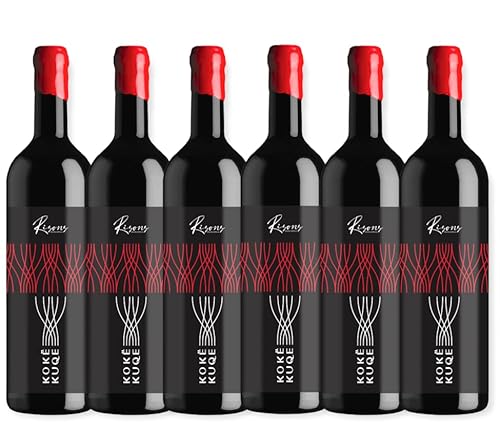 Koke Kuqe - Rotwein Trocken aus dem Kosovo (6 x 0,75l) - autochthone Rebsorte aus dem Balkan (Vranq/Vranac) von Risons