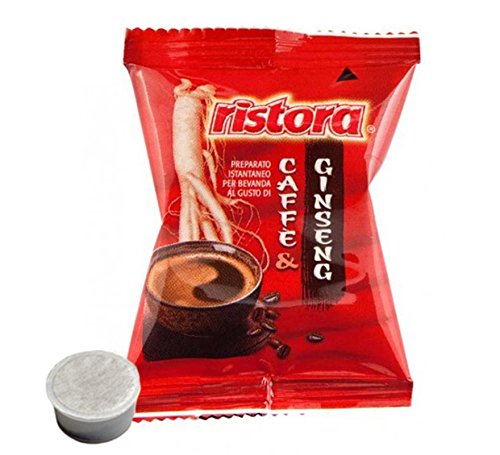 100 Kapseln Restora Instant-Kaffeekapseln für Kaffee und Ginseng, kompatibel mit Lavazza Espresso Point (150) von Ristora