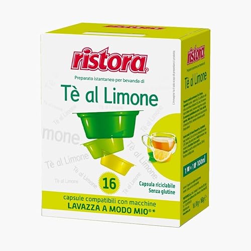 I0561 128 Kapseln Restore Tea Lemon Compatible Lavazza A Modo Mio von Ristora