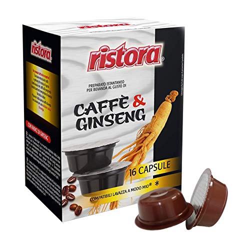 KAFFEE GINSENG RISTORA - 16 A MODO MIO KOMPATIBLE KAPSELN 8.5g von Ristora
