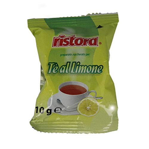 Kapseln Ristora Tee mit Zitrone, kompatibel mit Lavazza Espresso Point – Packung mit 50 Kapseln von Ristora