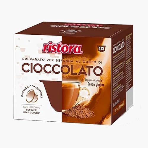 Ristora CIALDE Dolce Gusto Gusto di Schokolade Kapseln (200) von Ristora