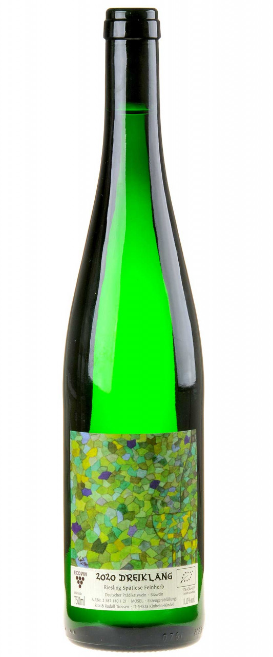 Rita & Rudolf Trossen Dreiklang Riesling Spätlese feinherb Bio 2020 von Rita & Rudolf Trossen