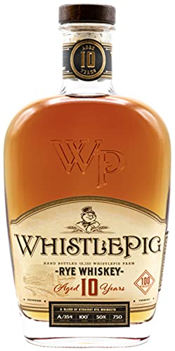 Rittenhouse WhistlePig 10 Years Old Sraight Rye Whisky (1 x 0.7 l) von WHISTLEPIG