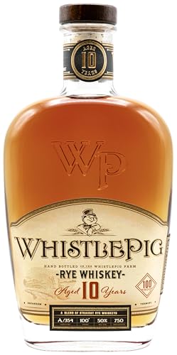 Rittenhouse WhistlePig 10 Years Old Sraight Rye Whisky (1 x 0.7 l) von WHISTLEPIG