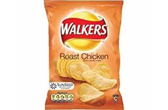 B005TG43HQ Walkers Crisp Roast Chicken 32.5g Bags (Box of 32) von Ritter Sport