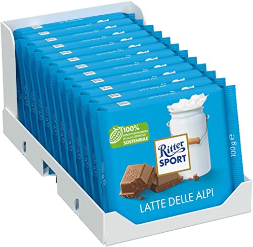 Ritter Sport 100g, Alpenmilch 12 x 100 g von Ritter Sport