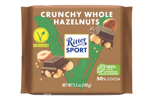 Ritter Sport - Crunchy Voll-Nuss Schokolade - vegan, 10x 100g Ritter Sport - Crunchy Voll-Nuss Schokolade - vegan, 10x 100g von Ritter Sport