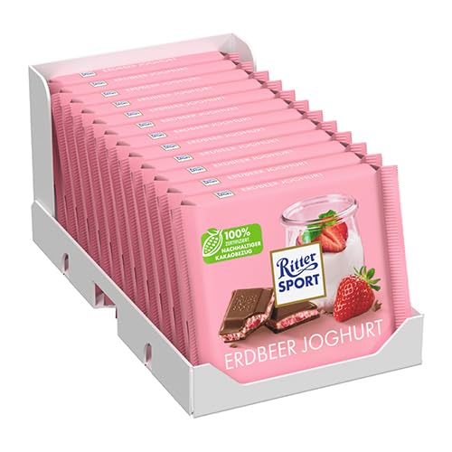 Ritter Sport - Erdbeer Joghurt - 12x 100g Ritter Sport - Erdbeer Joghurt - 12x 100g von Ritter Sport