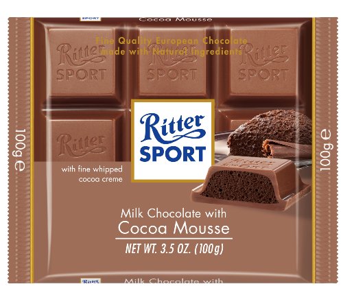 Ritter Sport Milk Chocolate with Cocoa Mousse, 3.5-Ounce (Pack of 11) by N/A von Ritter Sport