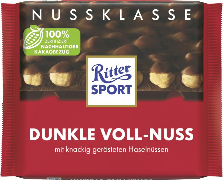 Ritter Sport Nussklasse Dunkle Voll-Nuss Ritter Sport Nussklasse Dunkle Voll-Nuss von Ritter Sport