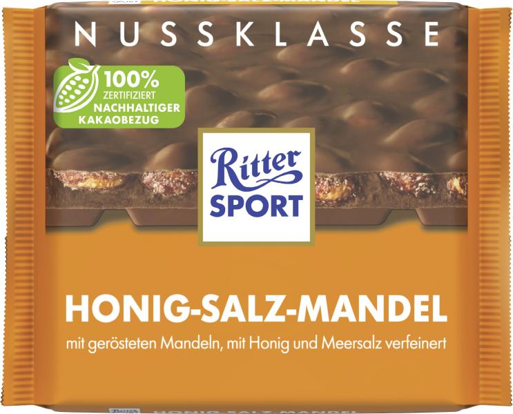 Ritter Sport Nussklasse Honig-Salz-Mandel Ritter Sport Nussklasse Honig-Salz-Mandel von Ritter Sport