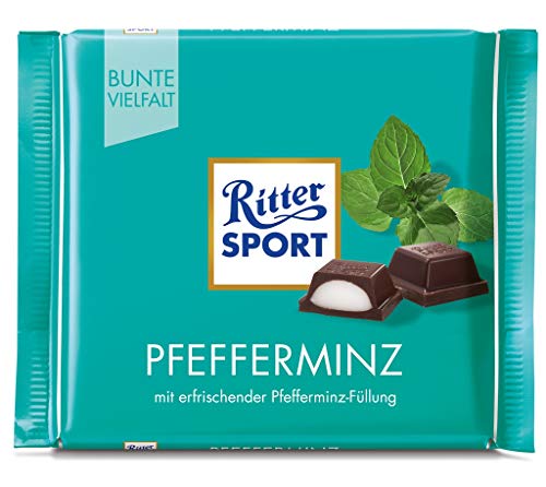 Ritter Sport Pfefferminz - Schokolade 5x100g von Ritter Sport