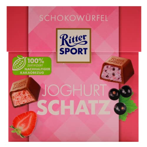 Ritter Sport Schokowürfel Joghurt Schatz, 4er Pack (4 x 176g) von Ritter Sport