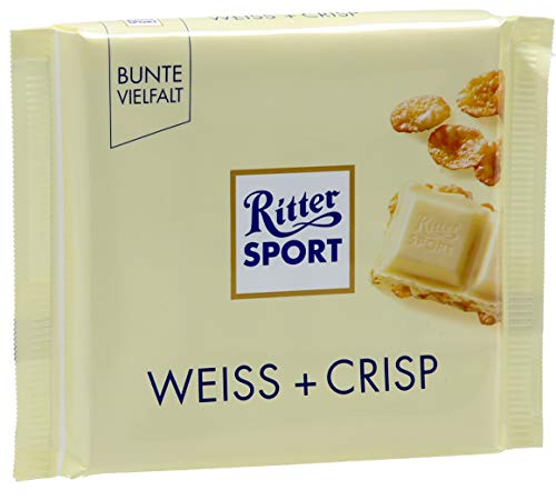 Ritter Sport Weiss + Crisp - 5 x 100 gr. von Ritter Sport