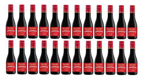 24x 0,2l - Cantina Riunite - Lambrusco Rosso - PICCOLO - Emilia I.G.P. - Emilia Romagna - Italien - roter Perlwein süß von Riunite