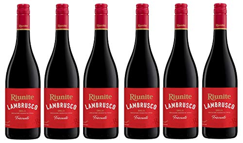 6x 0,75l - Cantina Riunite - Lambrusco Rosso - Emilia I.G.P. - Emilia Romagna - Italien - roter Perlwein süß 6x 0,75l - Cantina Riunite - Lambrusco Rosso - Emilia I.G.P. - Emilia Romagna - Italien - roter Perlwein süß von Riunite