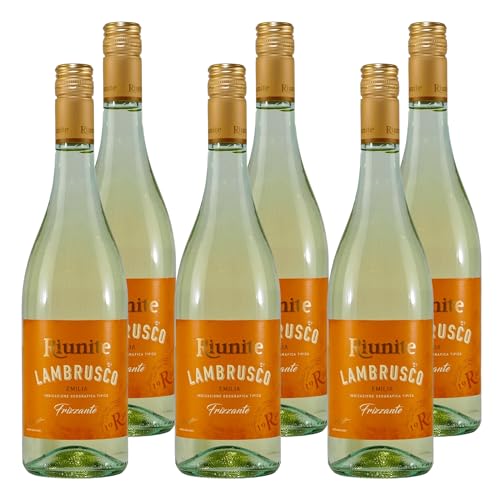 Riunite Lambrusco Weißer Perlwein (6 x 0,75L) von Riunite