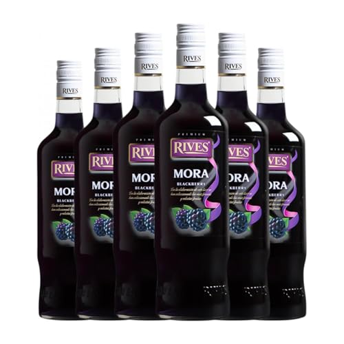 Liköre Rives Licor de Mora 70 cl (Karton mit 6 Flaschen von 70 cl) von Rives Pitman Distilled Ltd