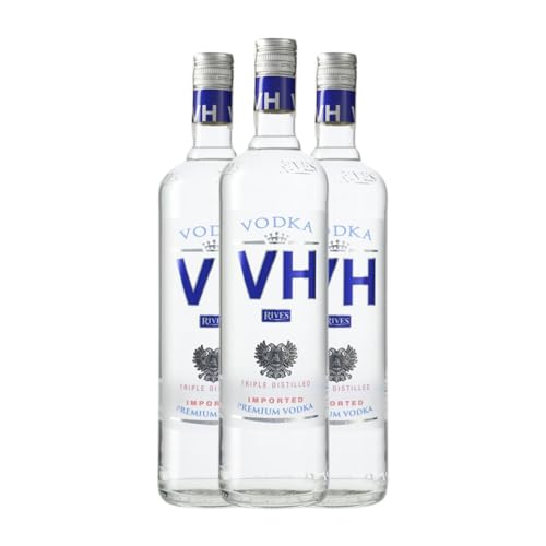 Wodka Rives Von Haupold Premium Rakete Flasche 1 L (Schachtel mit 3 Rakete Flasche von 1 L) von Rives Pitman Distilled Ltd