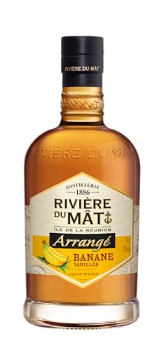 Riviere du Mat I Arrange Banane I 700 ml I 35% Volume I Brauner Bananen Rum-Likör von Riviere du Mat