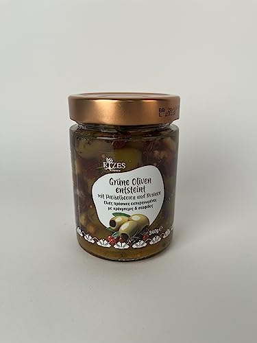 Rizes Grüne Oliven entsteint mit Preiselbeeren Mindesthaltbarkeitsdatum: 20.10.2025 Rizes Grüne Oliven entsteint mit Preiselbeeren Mindesthaltbarkeitsdatum: 20.10.2025 von Rizes