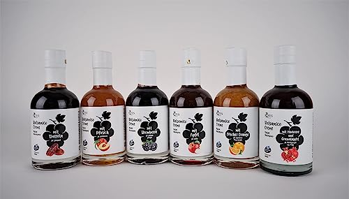 Rizes Balsamico Creme SET aus 6 Sorten, haltbar bis 10.2025 von Rizes