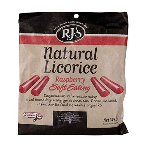 Rj's Licorice | Soft Eating Raspberry Licorice Bag | 11 x 300g (DE) von Rj's Licorice