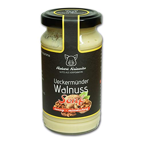 Ueckermünder Walnuss Senf - Fleischerei Robert Kriewitz | 200ml Ueckermünder Walnuss Senf - Fleischerei Robert Kriewitz | 200ml von Robert Kriewitz