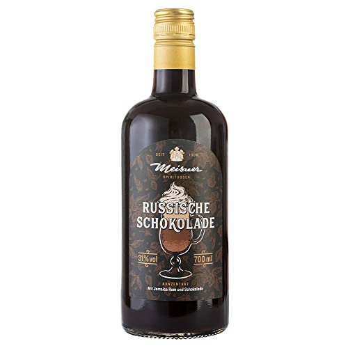 Russische Schokolade | Schokolade mit bestem Jamaica Rum | Schokoladenlikör | 31% Vol. (0,7 L) von Robert Meisner
