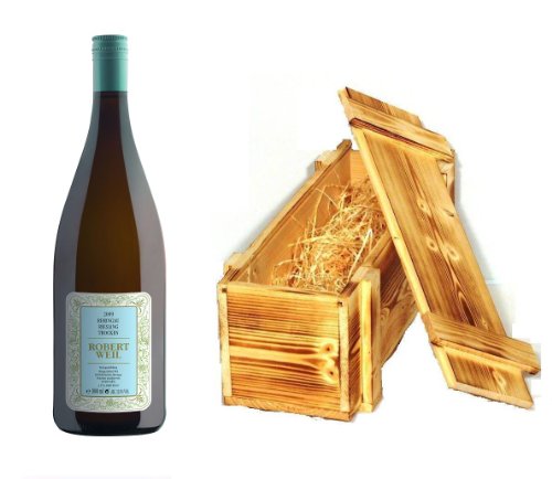 Robert Weil Riesling Qba trocken Weißwein 2020 12% 1,0l Flasche in Holzkiste von Weingut Robert Weil