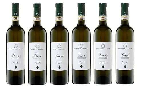 6x 0,75l - 2023er - Roberto Sarotto - Virgilio - Gavi D.O.C.G. - Piemonte - Italien - Weißwein trocken von Roberto Sarotto