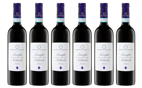 6x 0,75l - Roberto Sarotto - Langhe Nebbiolo D.O.P. - Piemonte - Italien - Rotwein trocken von Roberto Sarotto