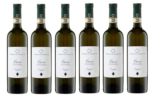 6x 0,75l - Roberto Sarotto - Virgilio - Gavi D.O.C.G. - Piemonte - Italien - Weißwein trocken von Roberto Sarotto