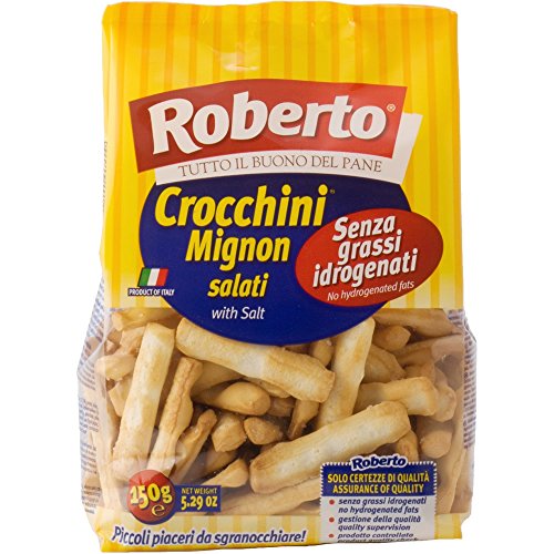 Roberto Crocchini Mignon Salati - Mini Grissini mit Salz 150 gr. von Roberto