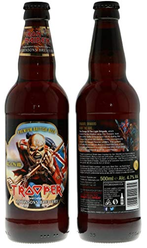 Robinsons Brauerei Iron Maiden Trooper Premium-British Beer 500ml (Packung mit 8 x 500 ml) von Robinsons Brewery