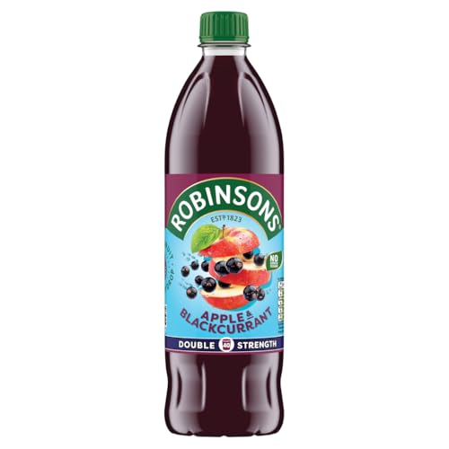 Robinsons Double Strength Apple & Black Johannisbeere No Added Sugar Squash 1L von Robinsons