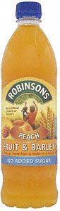 Robinsons Peach Obst und Gerste 8x1L von Robinsons