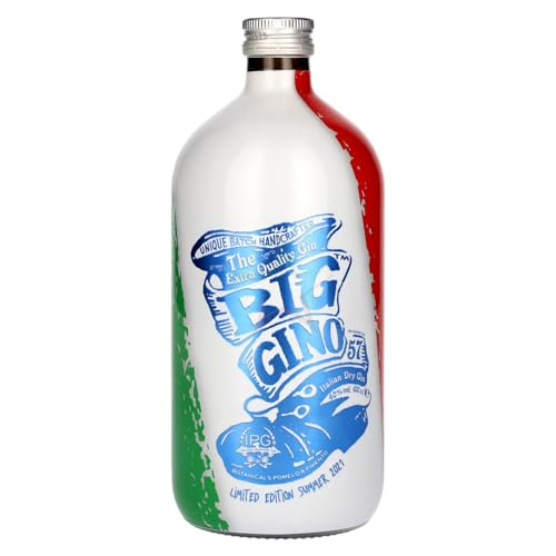 Roby Marton Gin Big Gino Italian Dry Gin The Extra Quality Gin Limited Edition SUMMER 2021 40,00% 1,00 lt. von Roby Marton Gin