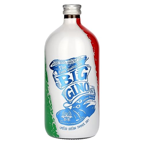 Big Gino Italian Dry Gin The Extra Quality Gin Limited Edition SUMMER 2021 40% Vol. 1l von Roby Marton Gin