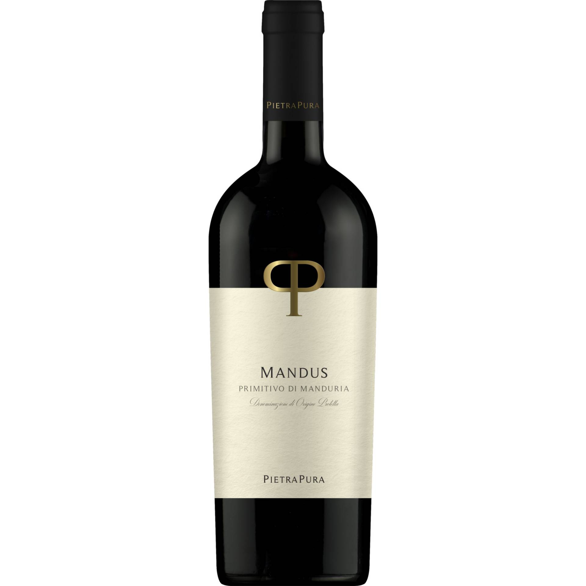 Pietra Pura Mandus Primitivo di Manduria, Primitivo di Manduria DOC, Apulien, 2022, Rotwein von Rocca Delle Macie, loc. Le Macìe 45, 53011 Castellina in Chianti (SI)