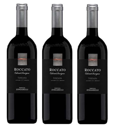 3x 0,75l - 2021er - Rocca delle Macìe - Roccato - Cabernet Sauvignon - Toscana I.G.P. - Italien - Rotwein trocken von Rocca delle Macìe