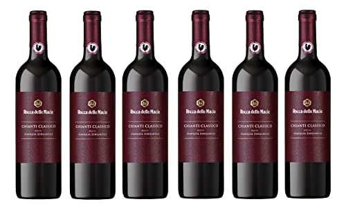 6x 0,75l - Rocca delle Macìe - Famiglia Zingarelli - Chianti Classico D.O.C.G. - Toscana - Italien - Rotwein trocken von Rocca delle Macìe